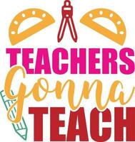 Teacher Svg Design vector