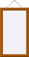 Wooden picture frame png