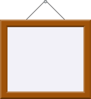 Wooden picture frame png