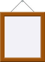 Wooden picture frame png