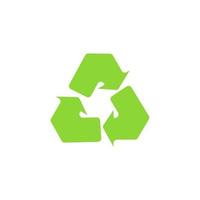 gráfico diseño de reciclaje icono. ordenado y sencillo diseño vector