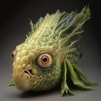 vegetable monsters hyper realistic hyper detailed image photo