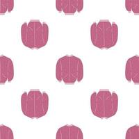 Color seamless pattern with spring fashion clothe. vector