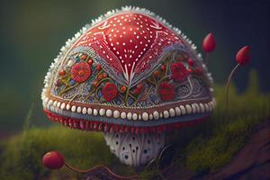 fly agaric mushroom as Heartcore photo