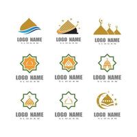 Mosque Logo Template vector symbol illustration design