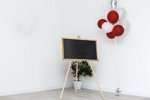 Back to school message board with balloon photo