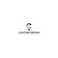 Lightbulb On Letter Logo Design C vector