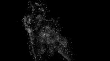 Tinte Überleitung Spritzer Fleck Verbreitung links zu richtig turbulent ziehen um abstrakt Gemälde Animation Hintergrund Neu cool nett Bewegung dynamisch zeitgenössisch schön 3d Rendern 4k Aufnahmen video