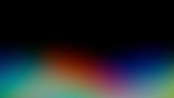 prisma arco Iris luz chamas sobreposição em Preto fundo video