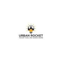 Urban Rocket Logo Design Template vector