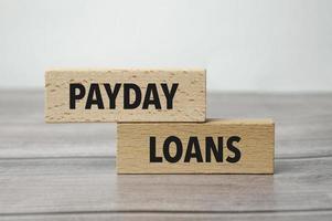 payday loans, business, financial concept. For business planning photo