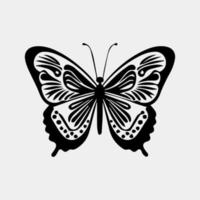 Big butterfly symbol icon. Simple illustration of big butterfly vector icon for web