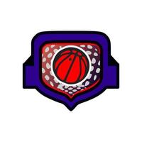 basketball icon or logo design vector