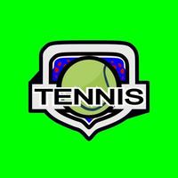 tenis deporte logo o icono vector