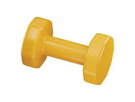 dumbbell icon 3d rendering vector illustration