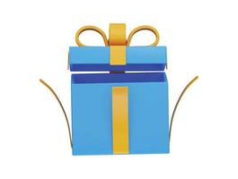 gift box icon 3d rendering vector illustration