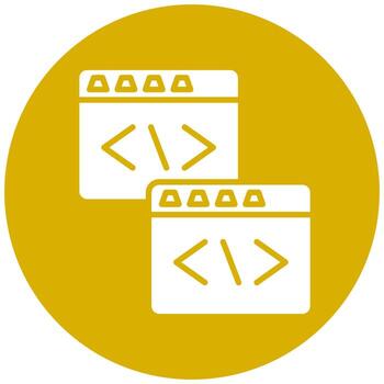 vector diseño código refactorización vector icono estilo