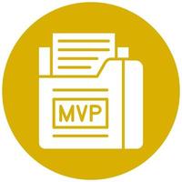 Vector Design MVP Vector Icon Style