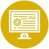 Vector Design Backend Development Vector Icon Style