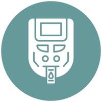 Vector Design Glucometer Vector Icon Style