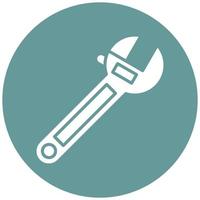 Vector Design Wrench Vector Icon Style