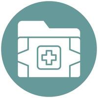 Vector Design Medical Folder Vector Icon Style