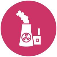 Vector Design Nuclear Vector Icon Style