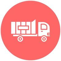 Vector Design Dump Truck Vector Icon Style