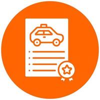 Vector Design License Vector Icon Style