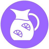 Vector Design Lemonade Jug Vector Icon Style