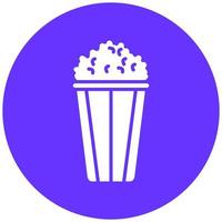 Vector Design Popcorn Vector Icon Style