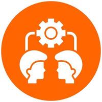 Vector Design Brainstorm Vector Icon Style