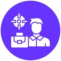 Vector Design Career Goal Vector Icon Style