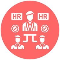 Vector Design Hiring Manager Vector Icon Style