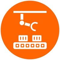 Vector Design Industrial Robot Vector Icon Style