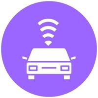 Vector Design Connected Vehicle Vector Icon Style