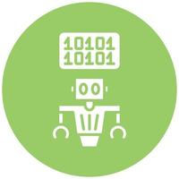 Vector Design Binary Code Vector Icon Style