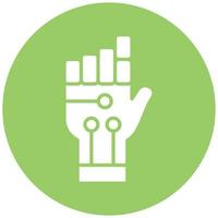 Vector Design Robot Hand Vector Icon Style