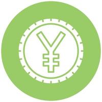 Vector Design Chinese Yuan Vector Icon Style