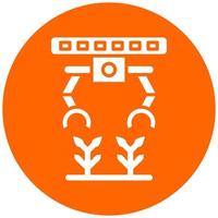 Vector Design Agricultural Robot Vector Icon Style