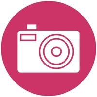 Vector Design Compact Camera Vector Icon Style