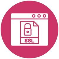 Vector Design SSL Vector Icon Style