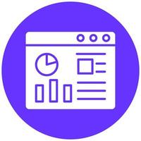 Vector Design Website Dashboard Vector Icon Style