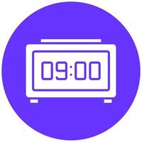 Vector Design Digital Clock Vector Icon Style