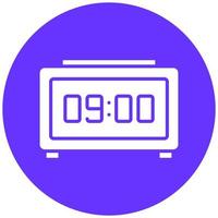 Vector Design Digital Clock Vector Icon Style