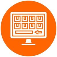 Vector Design Initial Purchase Quantity Vector Icon Style