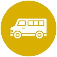 Vector Design Minivan Vector Icon Style