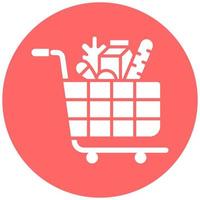 Vector Design Food Cart Vector Icon Style