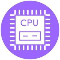 Vector Design Cpu Vector Icon Style