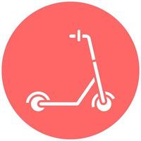 Vector Design Kick Scooter Vector Icon Style